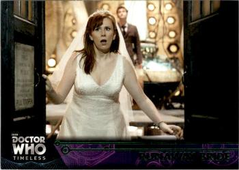 2016 Topps Doctor Who Timeless - Green Foil #54 Runaway Bride Front