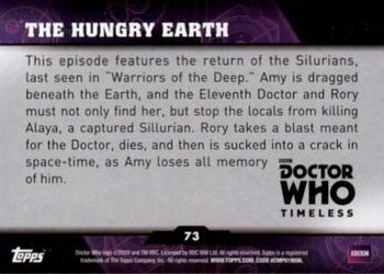 2016 Topps Doctor Who Timeless - Green Foil #73 The Hungry Earth Back