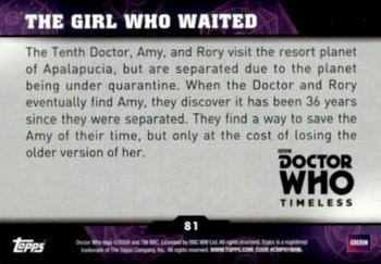 2016 Topps Doctor Who Timeless - Green Foil #81 The Girl Who Waited Back