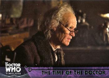 2016 Topps Doctor Who Timeless - Green Foil #93 The Time of the Doctor Front