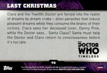 2016 Topps Doctor Who Timeless - Green Foil #98 Last Christmas Back