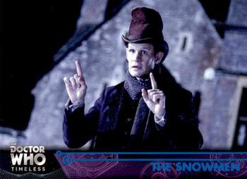 2016 Topps Doctor Who Timeless - Blue Foil #86 The Snowmen Front
