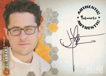 2002 Inkworks Alias Season 1 - Autographs #A2 J.J. Abrams Front