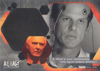 2002 Inkworks Alias Season 1 - Double Agent Heat-Sensitive #D6 Q: What is your relationship with Agent Sydney Front