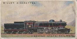 1924 Wills's Railway Engines #49 Swedish State Railways Front
