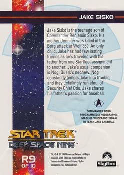 1993 SkyBox Star Trek: Deep Space Nine - Redemption #R9 Jake Sisko Back
