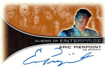 2002 Rittenhouse Star Trek Enterprise Season 1 - Aliens of Enterprise Autographs #AA12 Eric Pierpoint Front