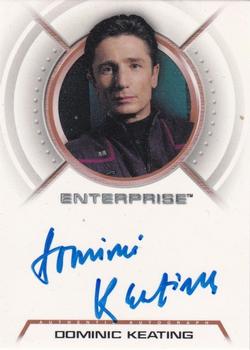 2002 Rittenhouse Star Trek Enterprise Season 1 - Enterprise Autographs #A1 Dominic Keating Front