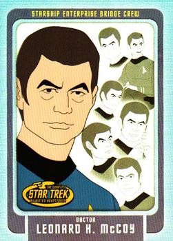 2003 Rittenhouse Star Trek: The Complete Star Trek: Animated Adventures  - Enterprise Bridge Crew #BC3 Dr. McCoy Front