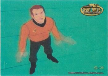 2003 Rittenhouse Star Trek: The Complete Star Trek: Animated Adventures  - Captain Kirk In Motion #K-2 Captain Kirk Back