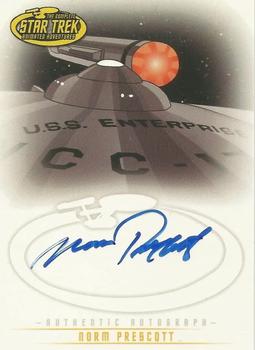 2003 Rittenhouse Star Trek: The Complete Star Trek: Animated Adventures  - Autographs #A9 Norm Prescott Front