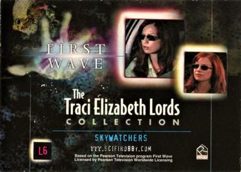 2002 Rittenhouse First Wave: Traci Elizabeth Lords Collection  #L6 Skywatchers Back