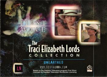 2002 Rittenhouse First Wave: Traci Elizabeth Lords Collection  #L9 Unearthed Back