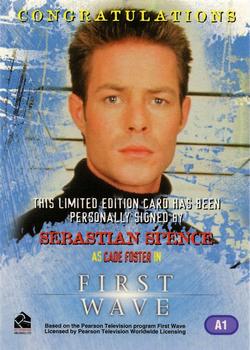 2002 Rittenhouse First Wave: Traci Elizabeth Lords Collection  - Autographs #A1 Sebastian Spence Back