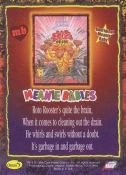 1998 Comic Images Meanie Babies - Omnichrome #Omni 5 Roto Rooster Back
