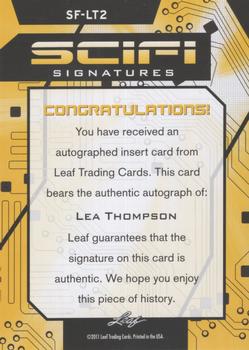 2011 Leaf Pop Century - Sci-Fi #SF-LT2 Lea Thompson Back