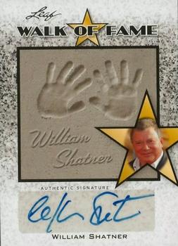 2011 Leaf Pop Century - Walk Of Fame #WF-WS1 William Shatner Front
