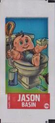 2003 Topps Garbage Pail Kids All-New Series 1 - Green Gum Wrappers #19b Jason Basin Front