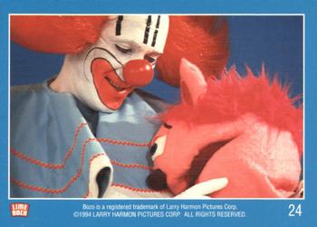 1994 Lime Rock Bozo The Clown #24 Comfort the puppet Back