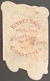 1889 Kinney Brothers Novelties (N228) #NNO Knapsack Back