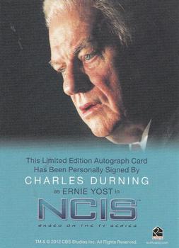 2012 Rittenhouse NCIS - Autographs #5 Charles Durning Back