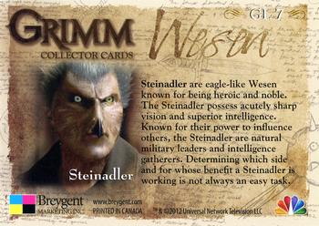 2013 Breygent Grimm - Wesen Lenticular #GL7 Steinadler Back