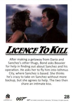 2016 Rittenhouse James Bond 007 Classics - Licence to Kill Throwback #28 After making a getaway Back