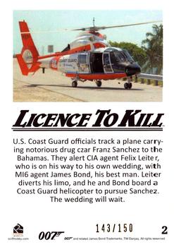 2016 Rittenhouse James Bond 007 Classics - Licence to Kill Throwback Gold #2 U.S. Coast Guard officials Back