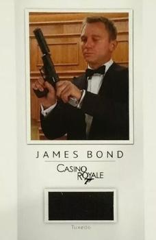 2016 Rittenhouse James Bond 007 Classics - Relics #PR1 Daniel Craig as James Bond - Tuxedo Front