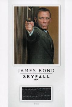 2016 Rittenhouse James Bond 007 Classics - Relics #PR8 Daniel Craig as James Bond - Suit Front