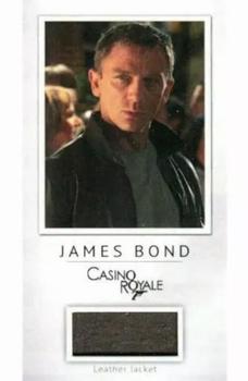 2016 Rittenhouse James Bond 007 Classics - Relics #PR11 Daniel Craig as James Bond - Leather Jacket Front