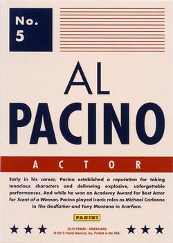 2015 Panini Americana - Green #5 Al Pacino Back