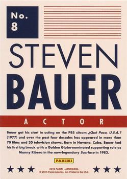 2015 Panini Americana - Green #8 Steven Bauer Back