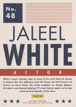 2015 Panini Americana - Green #48 Jaleel White Back