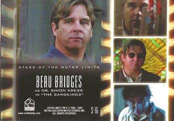 2003 Rittenhouse The Outer Limits: Sex, Cyborgs & Science Fiction - Stars of the Outer Limits #S-16 Beau Bridges Back