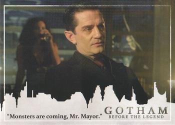 2017 Cryptozoic Gotham Season 2 #6 “Monsters are coming, Mr. Mayor.” Front