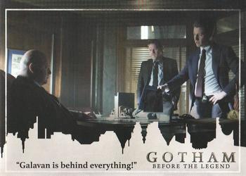 2017 Cryptozoic Gotham Season 2 #28 “Galavan is behind everything!” Front