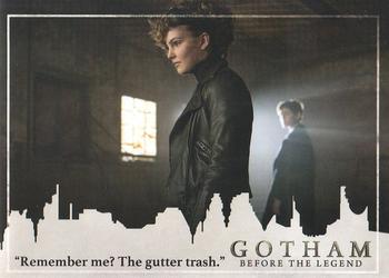 2017 Cryptozoic Gotham Season 2 #35 “Remember me? The gutter trash.” Front