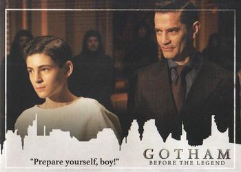 2017 Cryptozoic Gotham Season 2 #38 “Prepare yourself, boy!” Front