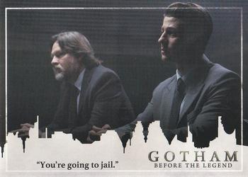 2017 Cryptozoic Gotham Season 2 #41 “You’re going to jail.” Front