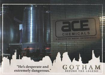 2017 Cryptozoic Gotham Season 2 #42 “He’s desperate and extremely dangerous.” Front