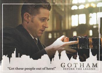 2017 Cryptozoic Gotham Season 2 #49 “Get these people out of here!” Front