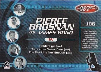2002 Rittenhouse James Bond 40th Anniversary Preview #6 Pierce Brosnan Back