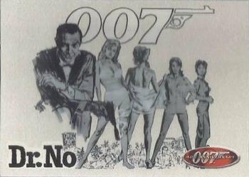 2002 Rittenhouse James Bond 'Dr. No' Commemorative #1 Dr. No Header (Art Card) Front