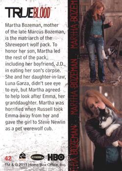 2013 Rittenhouse True Blood Archives #42 Martha Bozeman Back