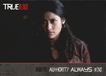 2013 Rittenhouse True Blood Archives #101 Authority Always Wins Front