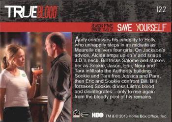 2013 Rittenhouse True Blood Archives #122 Save Yourself Back