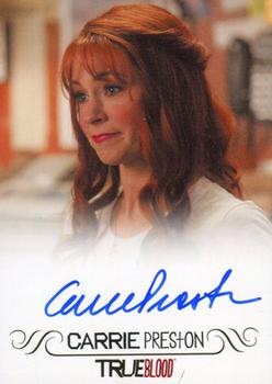 2013 Rittenhouse True Blood Archives - Autographs #NNO Carrie Preston Front