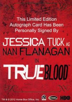 2013 Rittenhouse True Blood Archives - Autographs #NNO Jessica Tuck Back