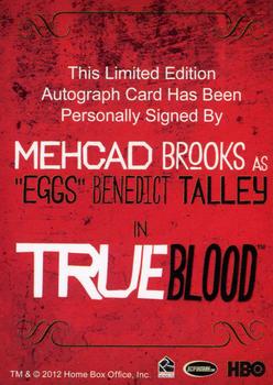 2013 Rittenhouse True Blood Archives - Autographs #NNO Mehcad Brooks Back